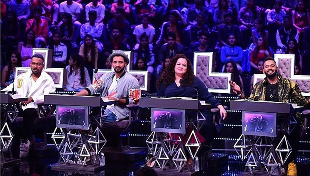 Karishma Chavan with Other Captains of Dance Plus