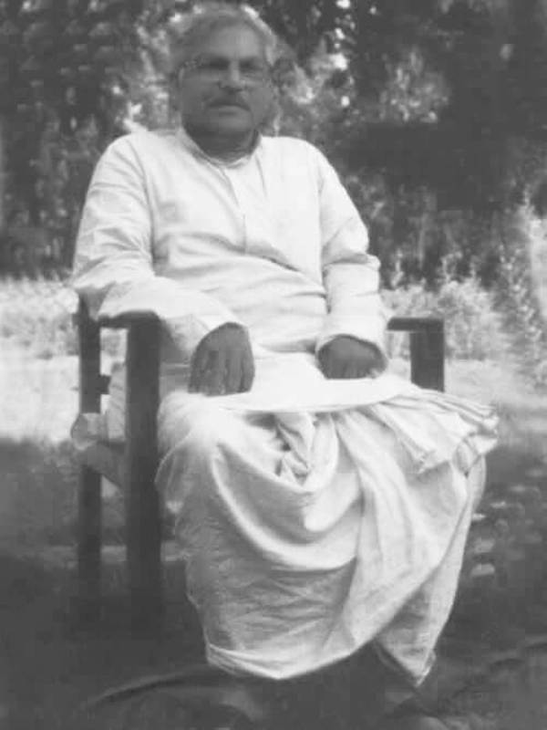 Karpoori Thakur during an interview