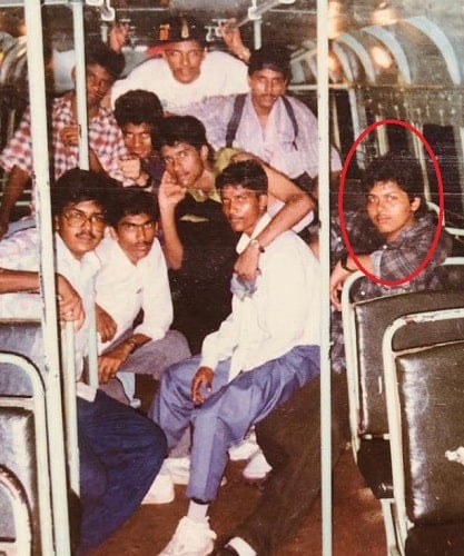 Karthi during his college days