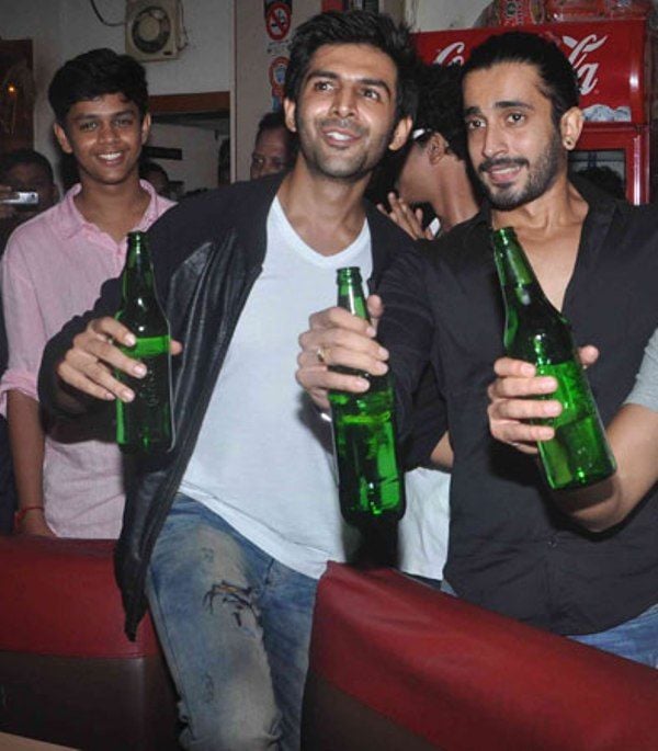 Kartik Aaryan With A Bottle Of Beer