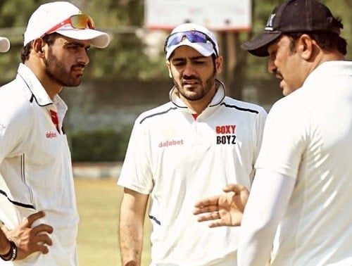 Kashish Thakur Pundir during one of his cricket matches