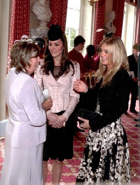 Kate Middleton attending the wedding of Prince Williams cousin Peter Phillips to Autumn Kelly