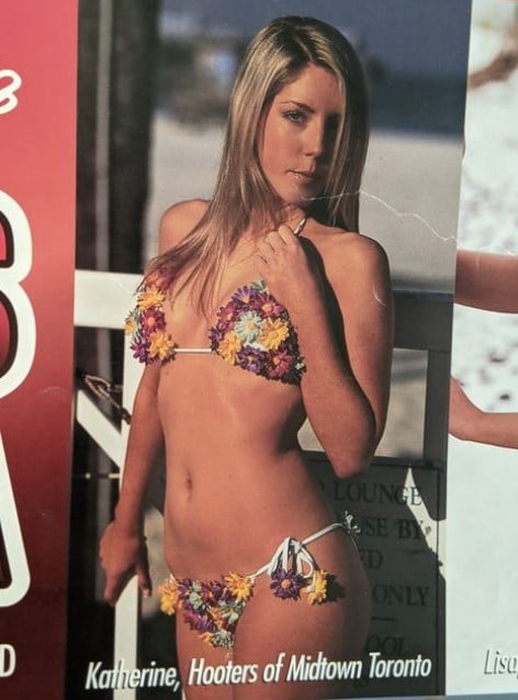 Katherine Ryan during her time working at Hooters