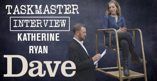 Katherine Ryan on the poster of Taskmaster