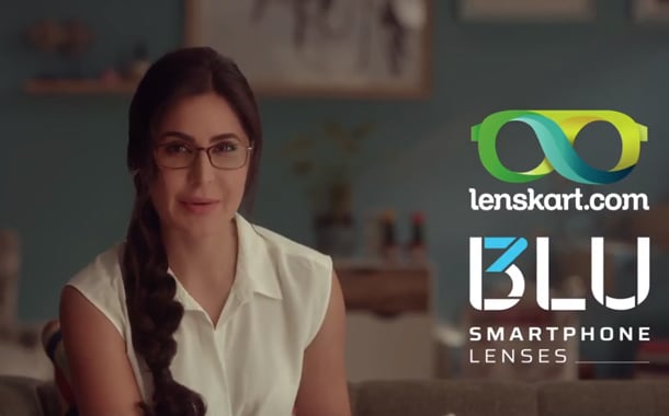 Katrina Kaif endorsing Lenskart