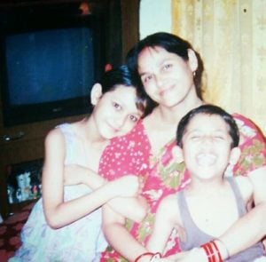 Kaveri Priyam in childhood