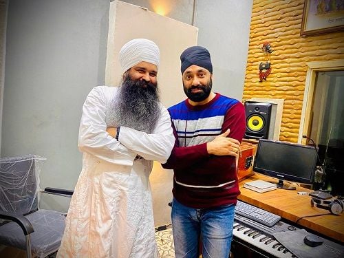 Kawaljit Bablu with Gurpreet Ji Shimla Wale