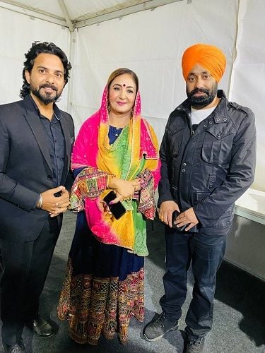 Kawaljit Bablu with Jaspinder Narula