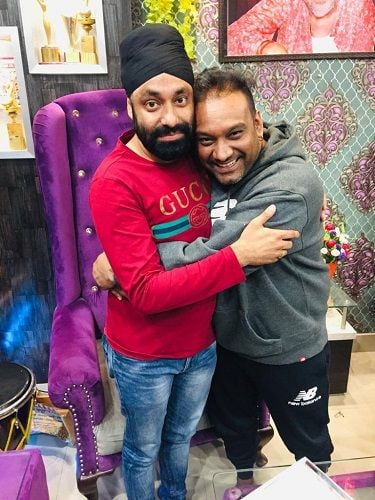 Kawaljit Bablu with Master Saleem