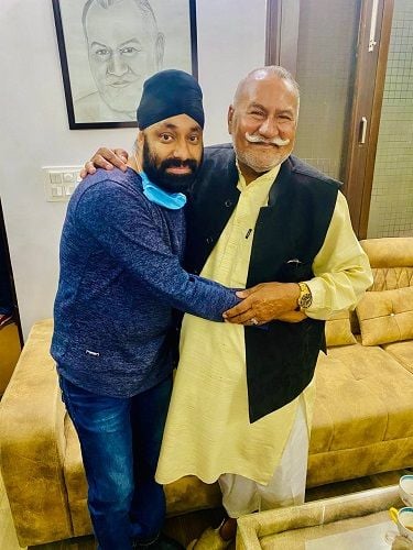 Kawaljit Bablu with Puranchand Wadali