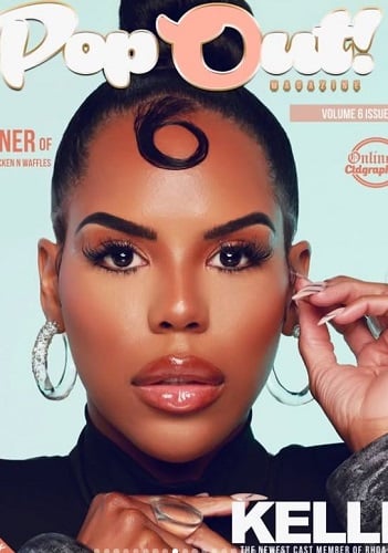 Kelli Ferrell featured on a magazine cover