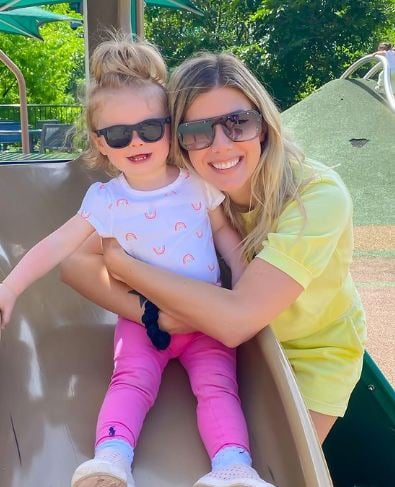 Kelly Rizzo with her niece