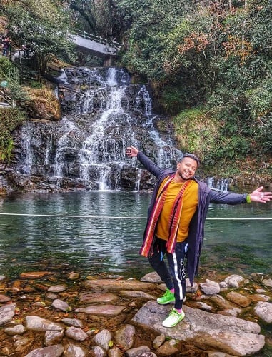 Ken Ferns during one of his trips