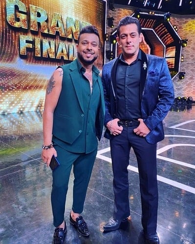 Ken Ferns with Salman Khan in Bigg Boss