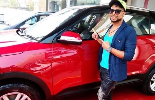 Ken Ferns with his SUV Creta