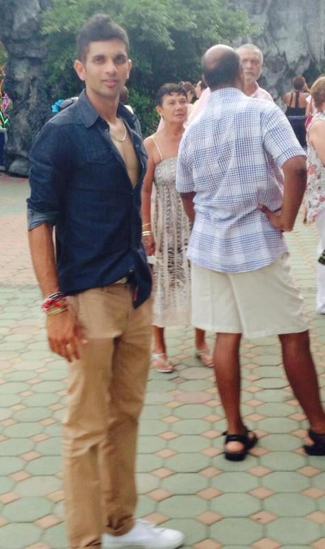 Keshav Maharaj during his early playing days for South Africa A