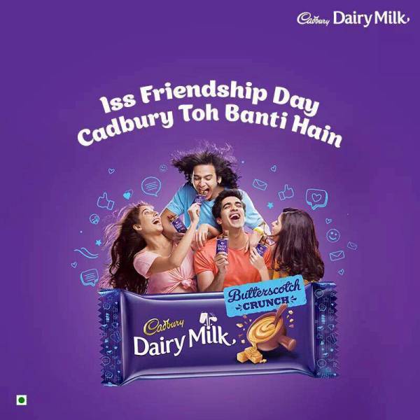 Keshav Sadhna in the advertisement of Cadbury Dairy Milk chocolate