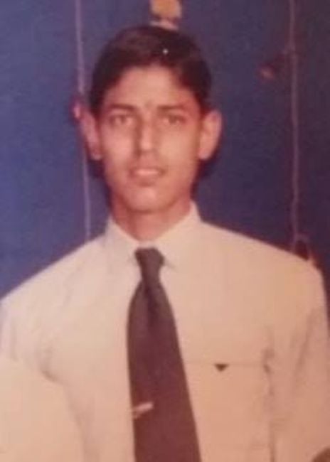 Ketan Karande during his childhood
