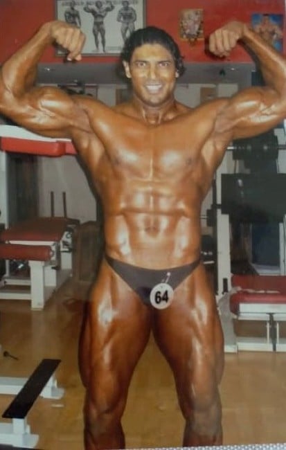 Ketan Karande preparing for his last bodybuilding competition