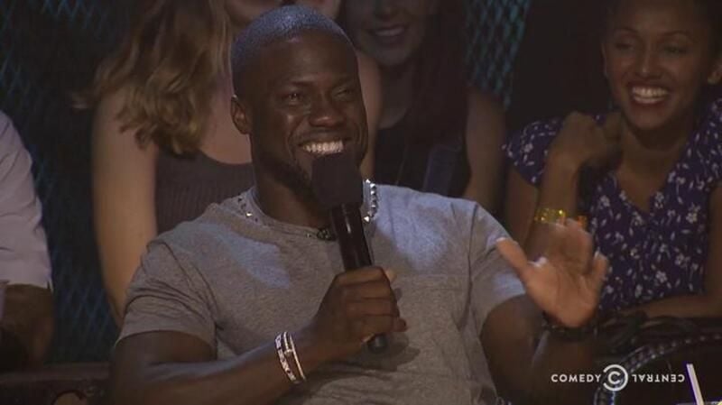 Kevin Hart in a still from the TV show titled 