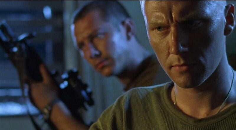 Kevin McKidd (right) in a still from the British action horror film titled 