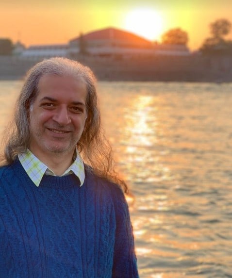 Khurshed Batliwala while enjoying a trip to Rishikesh