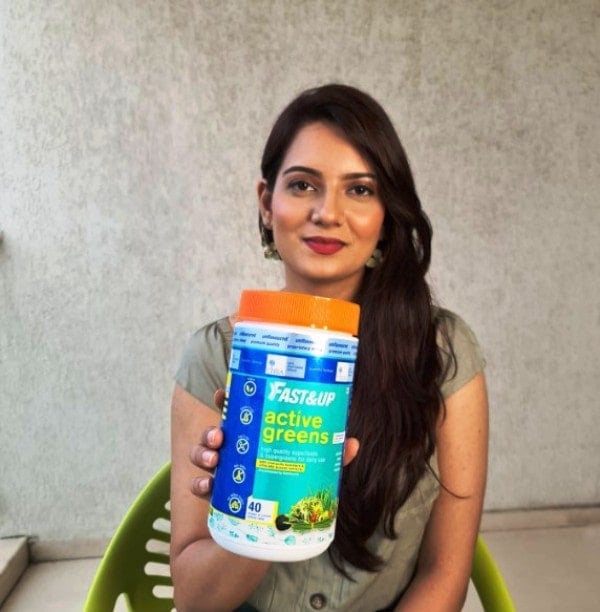 Khushbu Patel advertising for Fast &amp; Up India