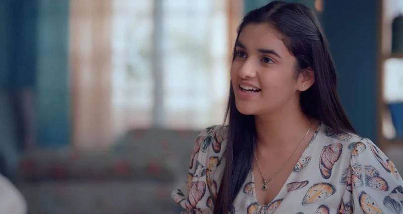 Khushi Bhardwaj in a still from the TV advertisement for 