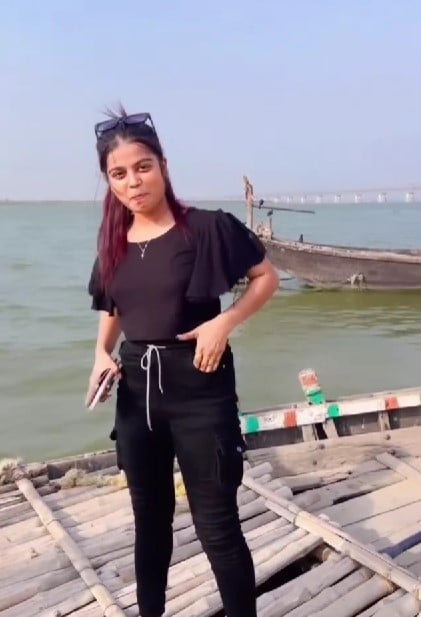 Khushi Kakkar during a trip