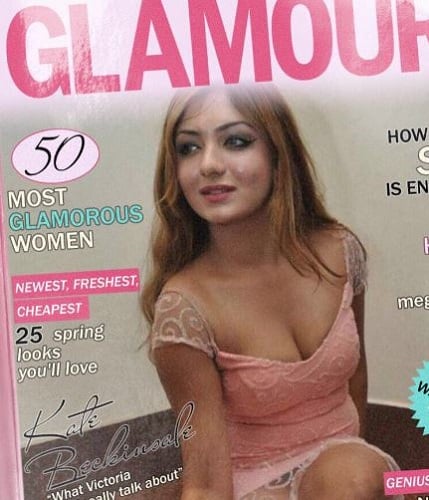 Khushi Mukherjee featured on a magazine cover