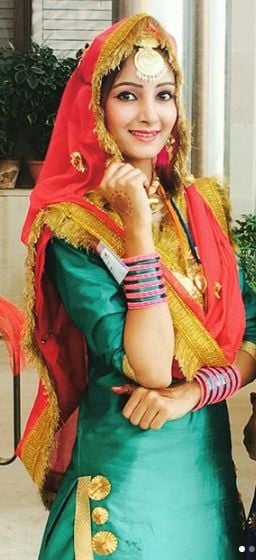 Khuspreet Kaur during a dance competition