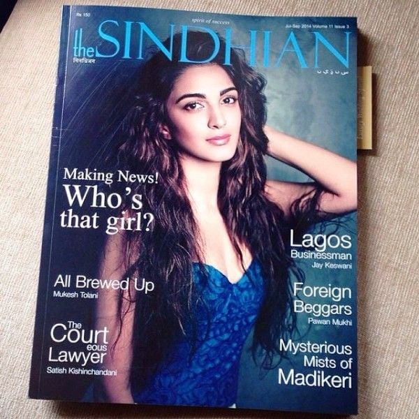 Kiara Advani On The Cover Of The Sindhian Magazine