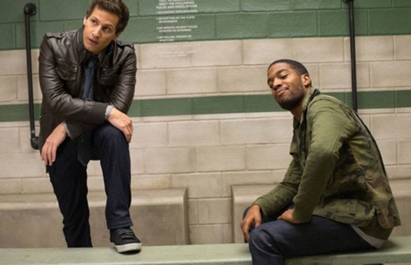 Kid Cudi in still from the television series Brooklyn Nine-Nine as Dustin Whitman