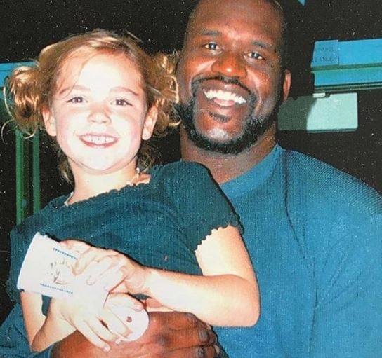 Kiernan Shipka with Shaquille O
