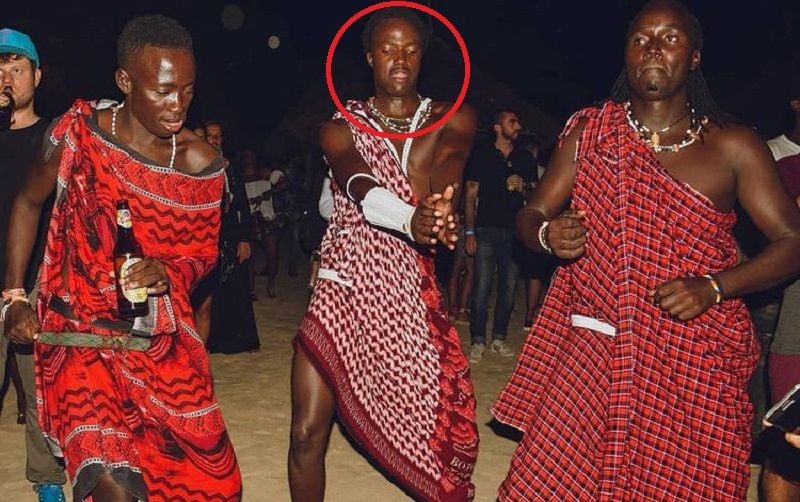 Kili Paul performing his tribal dance