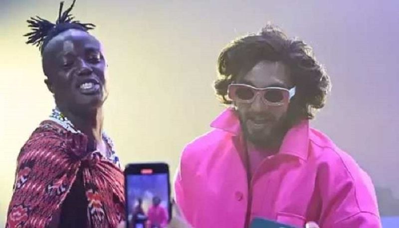 Kili Paul with Ranveer Singh dancing at Meta Creator Day event