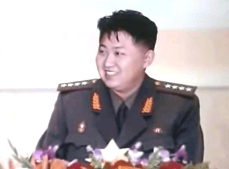 Kim Jong-un in a four-star general