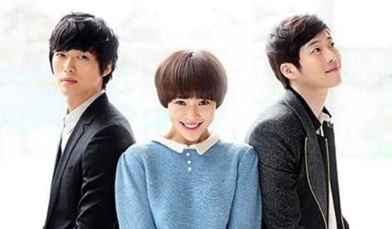 Kim Sae-ron on the poster of the film Listen to My Heart