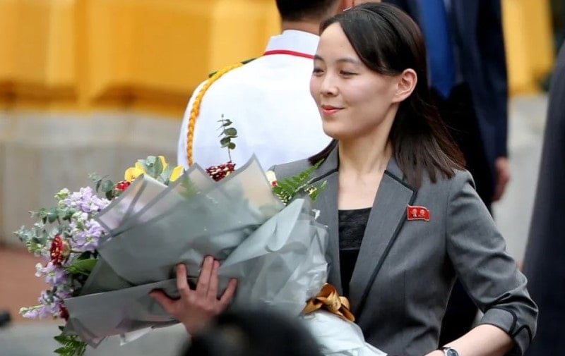 Kim Yo-Jong attending an event in Kim Jong-un