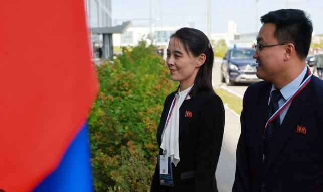 Kim Yo Jong during her visit to Russia