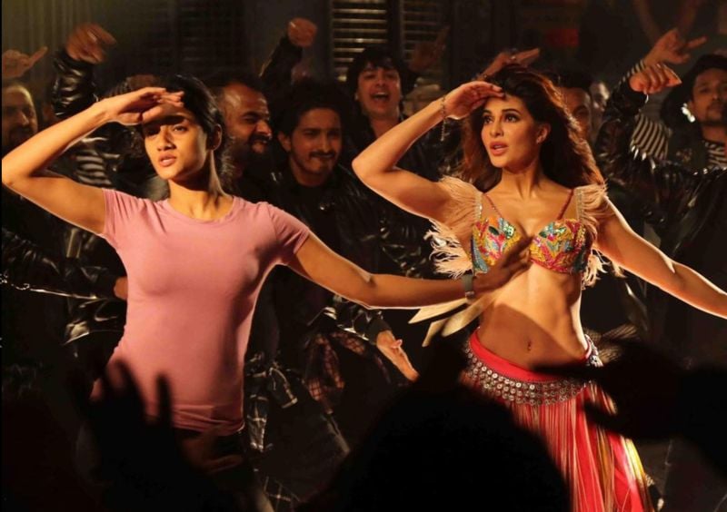 Kinshuk Vaidya (extreme left) during dance practice of the Hindi song titled 