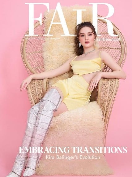 Kira Balinger on the cover of a magazine