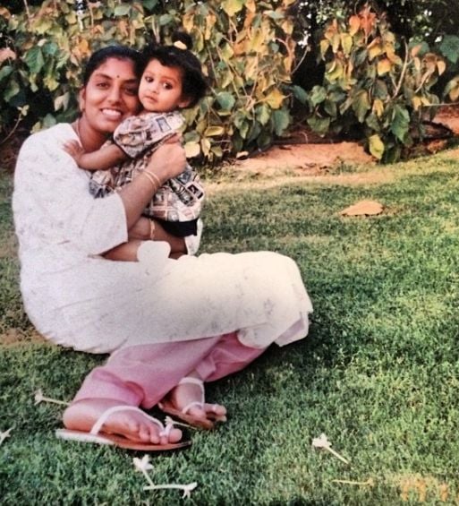 Kira Narayanan in childhood