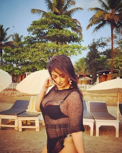 Kiran Rathod during her vacation