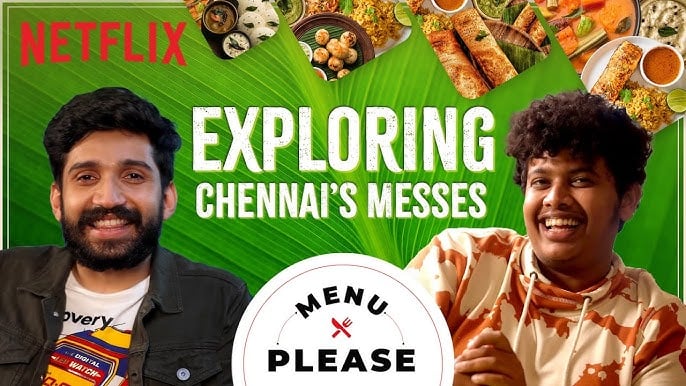 Kishen Das as the host of the Netflix show Menu Please
