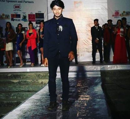 Kishor Das walking the ramp