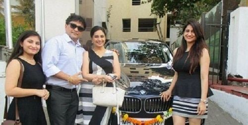 Kishori Godbole with her car