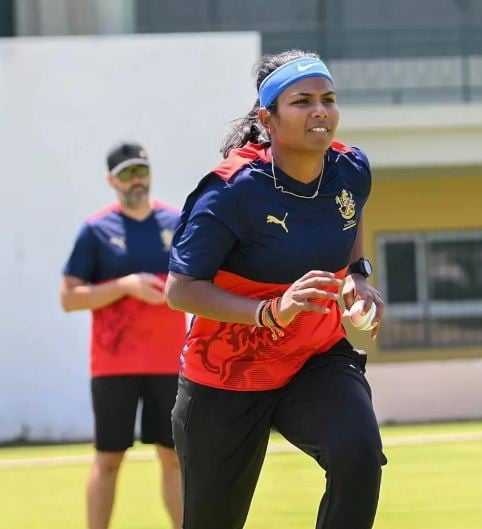 Komal Zanzad during a match