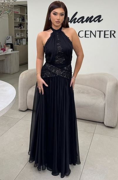 Krisa Caushi during the introductory video for Big Brother Albania VIP 4