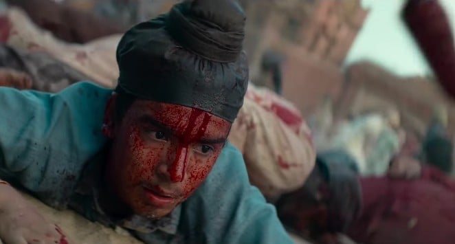 Krish Rao in a still from the film Kesari Chapter 2: The Untold Story of Jallianwala Bagh